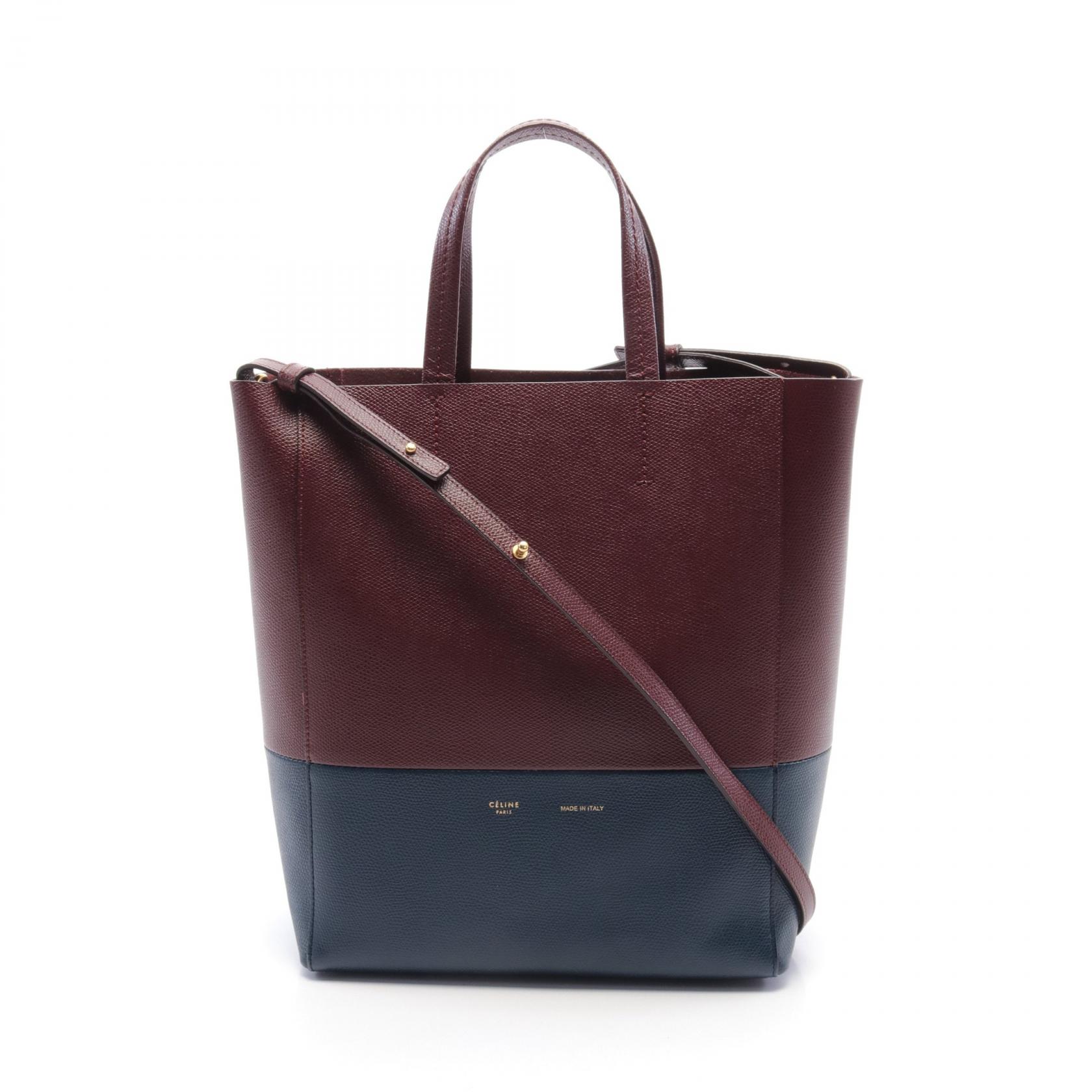 セリーヌ CELINE バーティカル スモール カバ トートバッグ バッグ レザー レディース ボルドー系 グリーン系 176163 中古  売買されたオークション情報 落札价格 【au payマーケット】の商品情報をアーカイブ公開