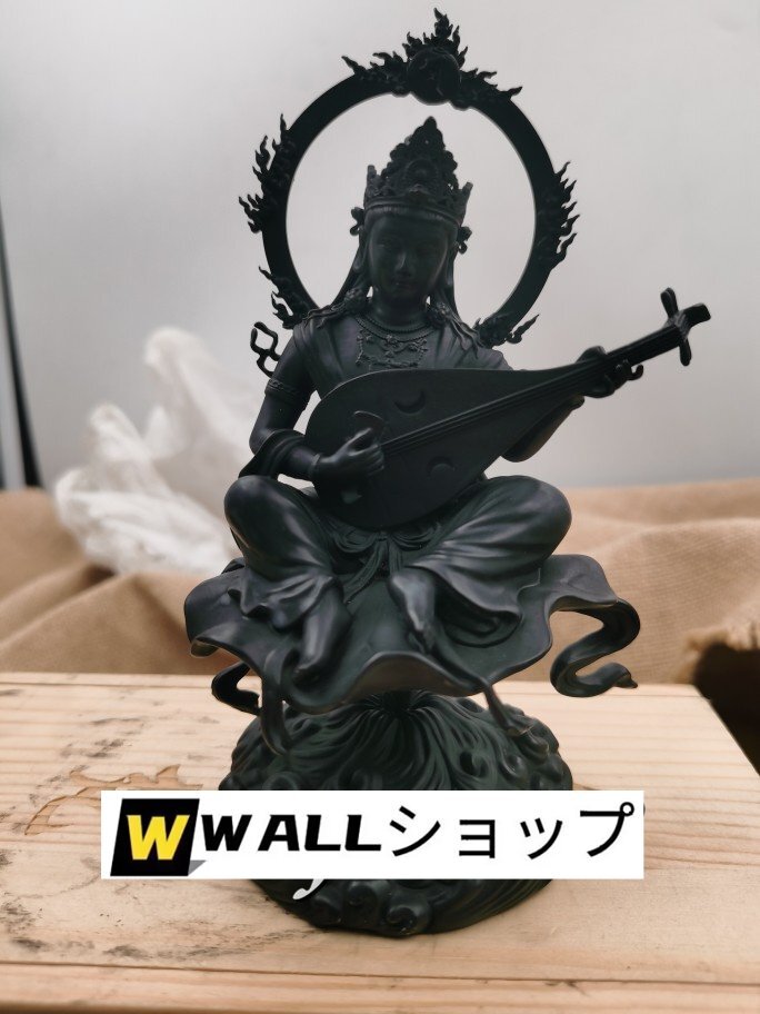 上品/綺麗 仏教工芸品 木彫仏教 檜材 精密彫刻 仏師で仕上げ品 観音