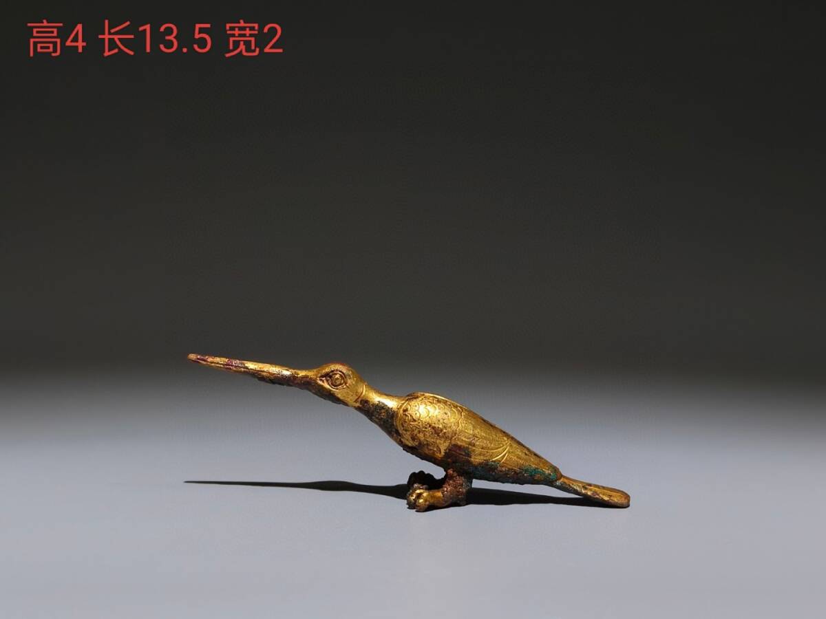 蔵友旧蔵出 漢 芳ばしく 青銅作 素面獨角獣 置物 賞