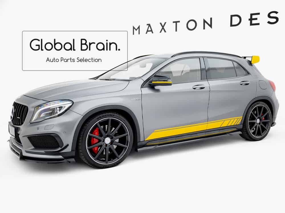 メルセデスベンツ GLA45 AMG 前期 サイド スカート カバー スポイラー benz スプリッター ディフューザー エアロ パーツ カスタム  チューン 売買されたオークション情報 落札价格 【au payマーケット】の商品情報をアーカイブ公開