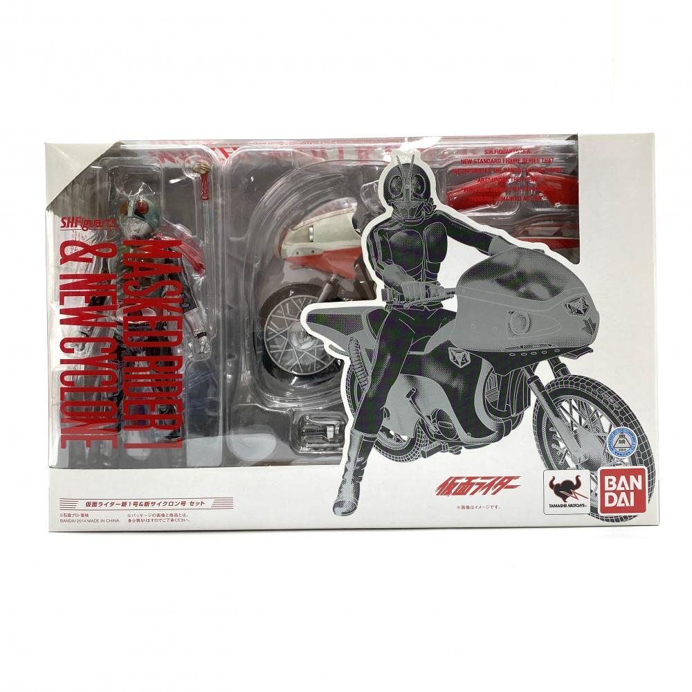 中古 未開封 S H Figuarts 仮面ライダー新1号＆新サイクロン号セット 「仮面ライダー」240095257670 売買されたオークション情報  落札价格 【au payマーケット】の商品情報をアーカイブ公開