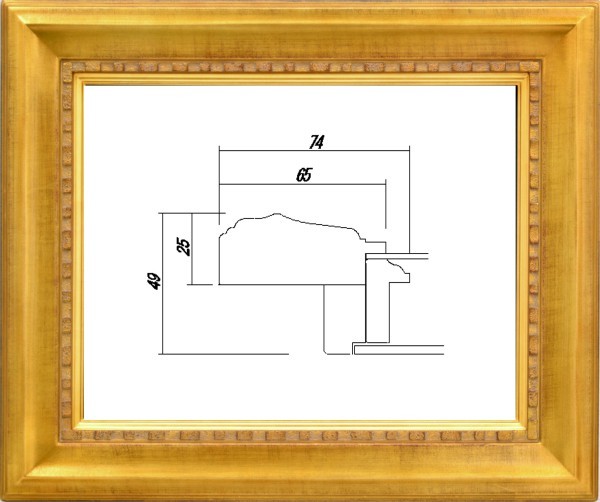 油絵油彩額縁 木製フレーム 高級額縁 アクリル付 7100 サイズ P6号 ゴールド 売買されたオークション情報 落札价格 【au  payマーケット】の商品情報をアーカイブ公開