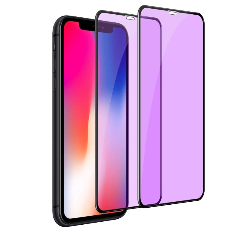 2枚セット】iPhone 11 Pro/iPhone X/iPhone Xs ガラスフィルム ブルーライトカット【旭硝子