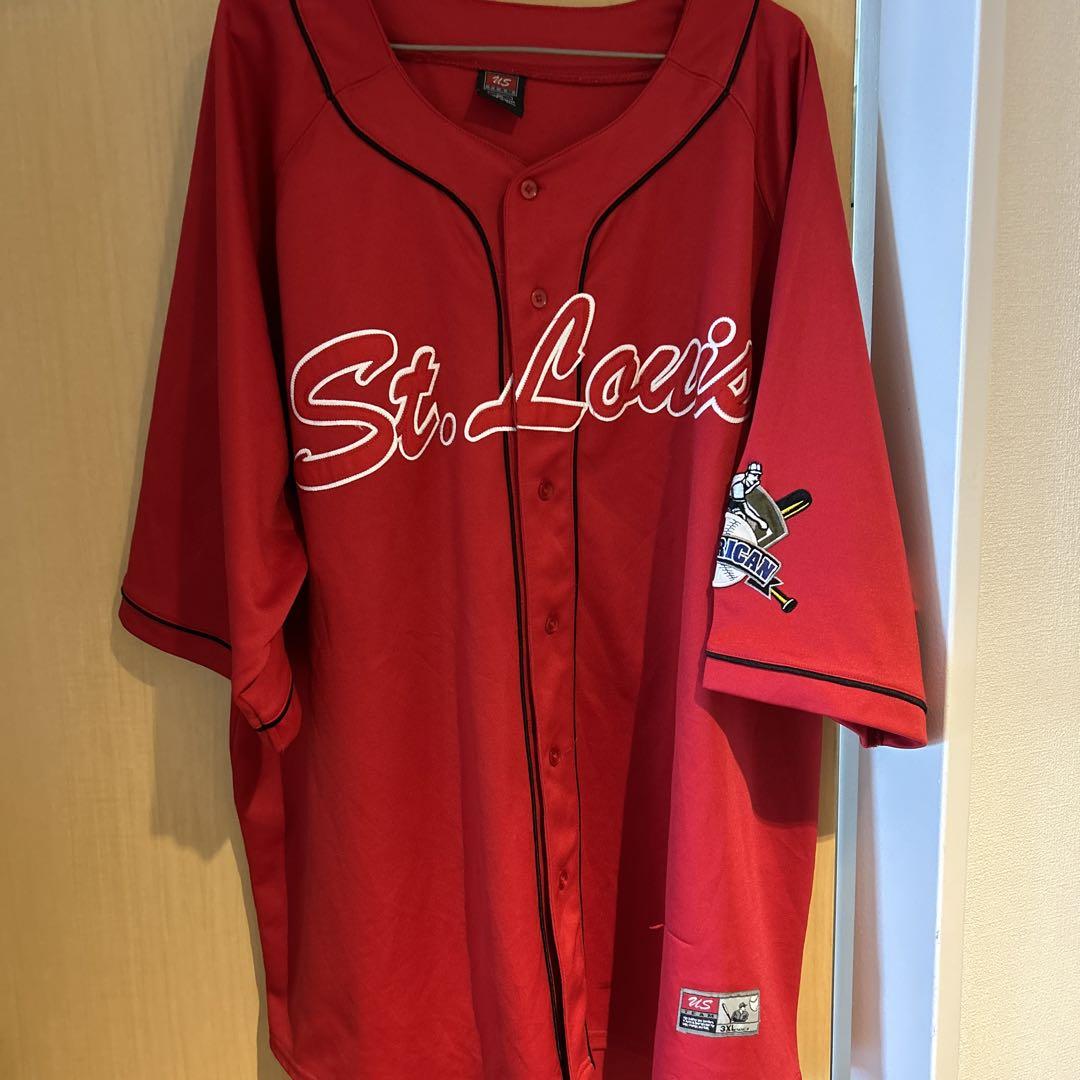 MLB セントルイス カージナルス ユニフォーム 古着アメカジ 赤 3XL 売買されたオークション情報 落札价格 【au  payマーケット】の商品情報をアーカイブ公開