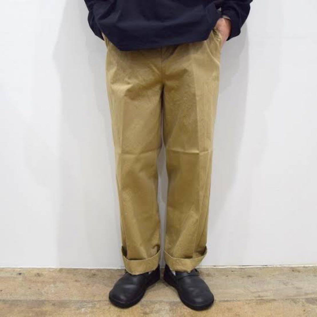 YAECA ヤエカ CHINO PANTS CREASED KHAKI 売買されたオークション情報 落札价格 【au  payマーケット】の商品情報をアーカイブ公開