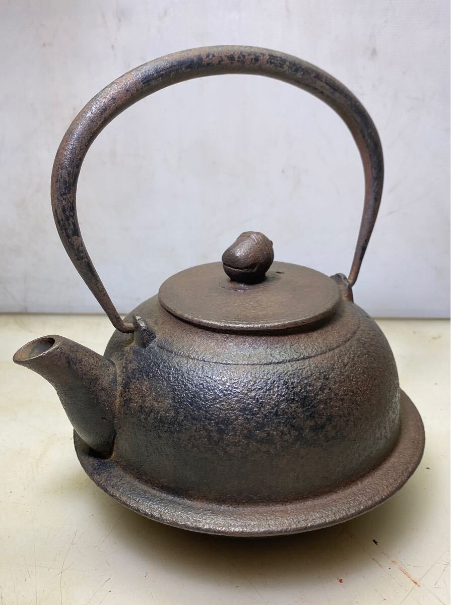 美品登場☆茶壺 手彫り鉄壺 鉄やかん 鉄分補給 南部 未塗装鉄器