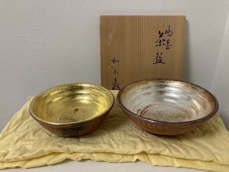 662 嶋基茶碗 川崎和楽造 金銀 共布 共箱 茶道具 売買されたオークション情報 落札价格 【au payマーケット】の商品情報をアーカイブ公開