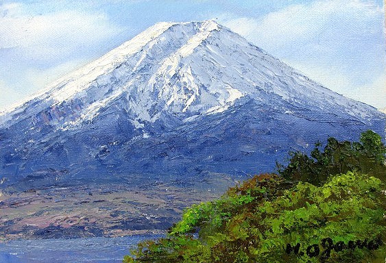 油彩画 洋画 油絵額縁付きで納品対応可 P3号 「富士山」 ままならなかっ 小川 久雄 売買されたオークション情報 落札价格 【au  payマーケット】の商品情報をアーカイブ公開