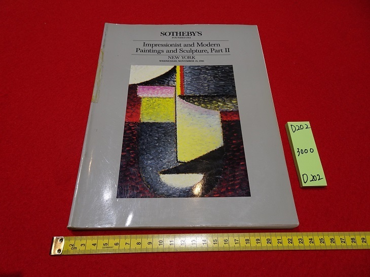 rarebookkyoto D202 Sotheby'ｓ Imoressionist and Modern Paintings and  Sculpture ,PartⅡNEWYORK 1986 売買されたオークション情報 落札价格 【au payマーケット】の商品情報をアーカイブ公開