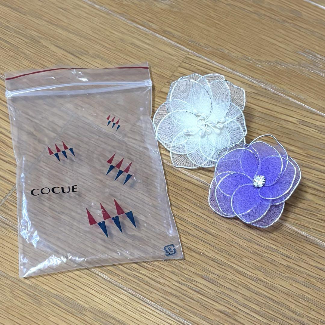 COCUE コサージュ 花 ２個セット 売買されたオークション情報 落札价格 【au payマーケット】の商品情報をアーカイブ公開