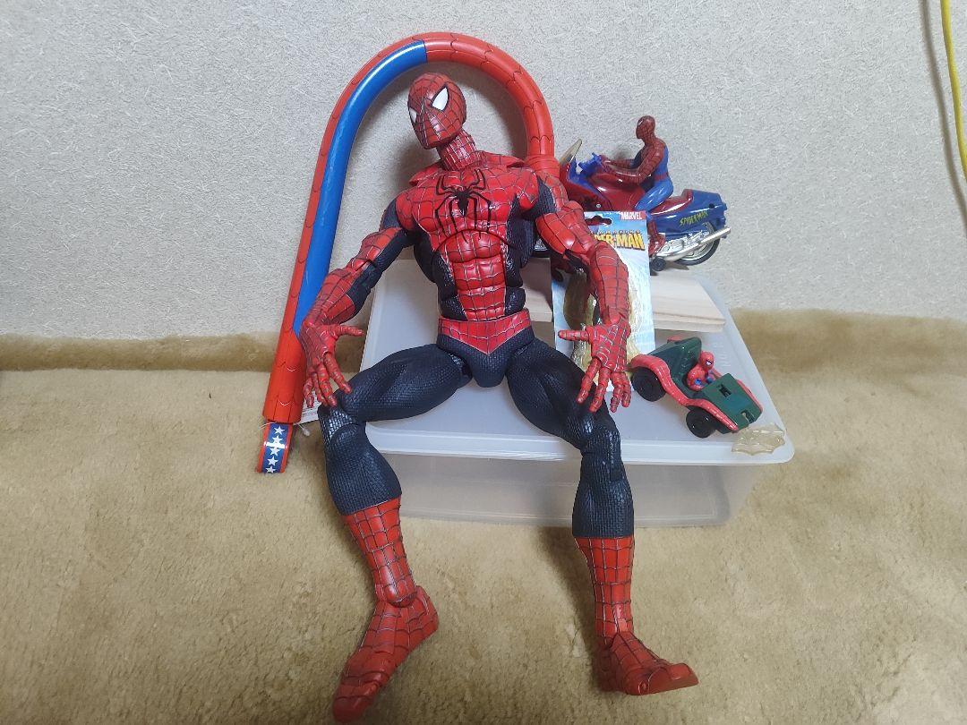 スパイダーマンセット バイク USJ 指圧スティック フィギュア 可動式 赤黒 売買されたオークション情報 落札价格 【au  payマーケット】の商品情報をアーカイブ公開