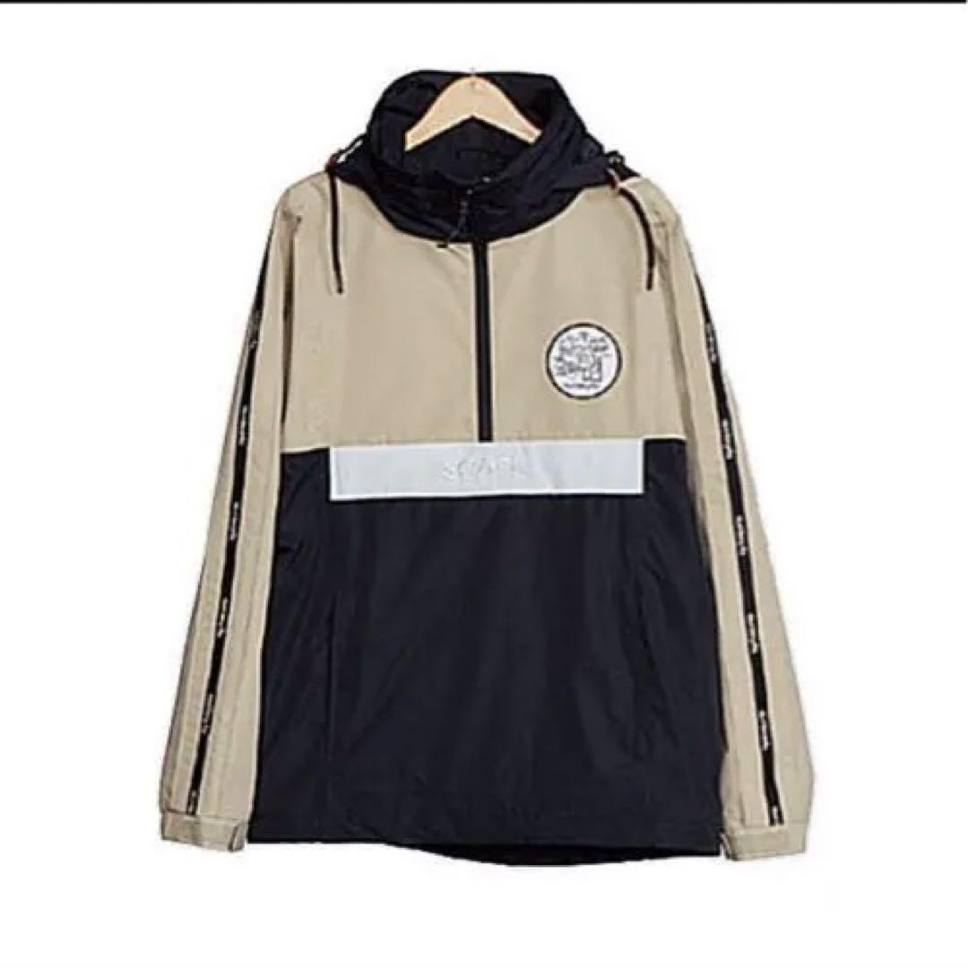 SCAPE ANORAK Mark Gonzales M クリーム x ブラック