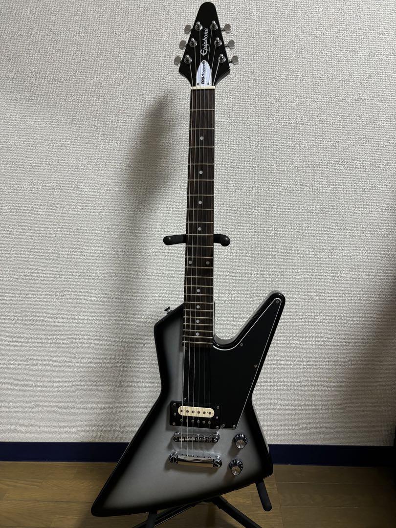 Epiphone Pro1 Explorer Silver Burst ギター 売買されたオークション情報 落札价格 【au  payマーケット】の商品情報をアーカイブ公開