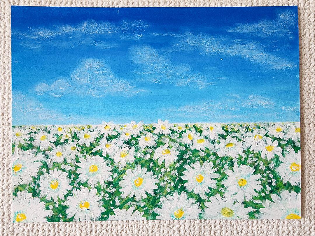 風景画 花 アート 花の絵 パステル画 絵 絵画 インテリア 臭い