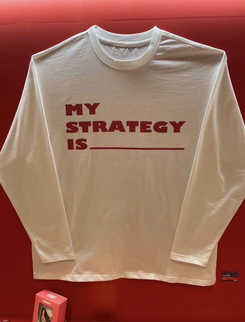 TWICE LONG SLEEVE T-SHIRT LOGO Ver. - TWICE STRATEGY POP-UP