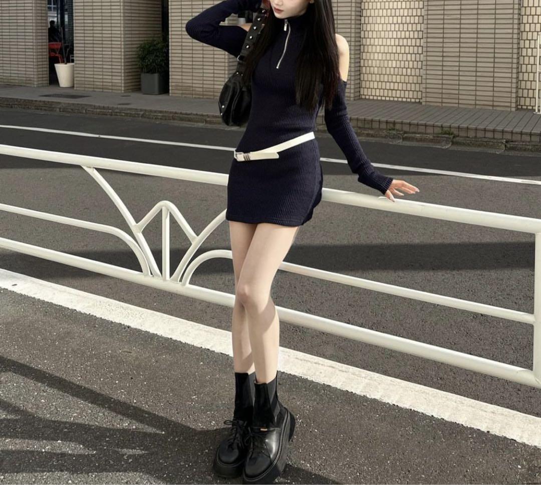 YILON チェックミニワンピース