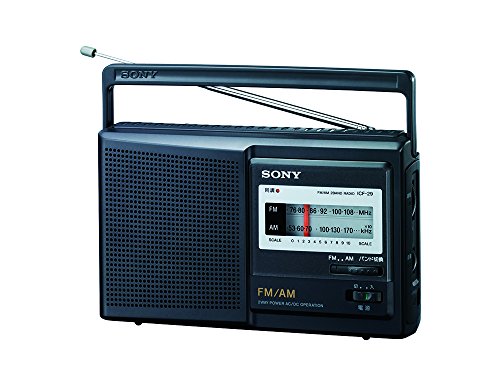 ソニー ポータブルラジオ FM/AM/ワイドFM対応 ICF-29