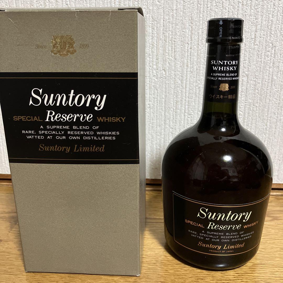 【終売品】未開栓 箱付き スペシャルリザーブ　12年 未開栓 古酒 特級表示 サントリー スペシャル・リザーブ 760ml