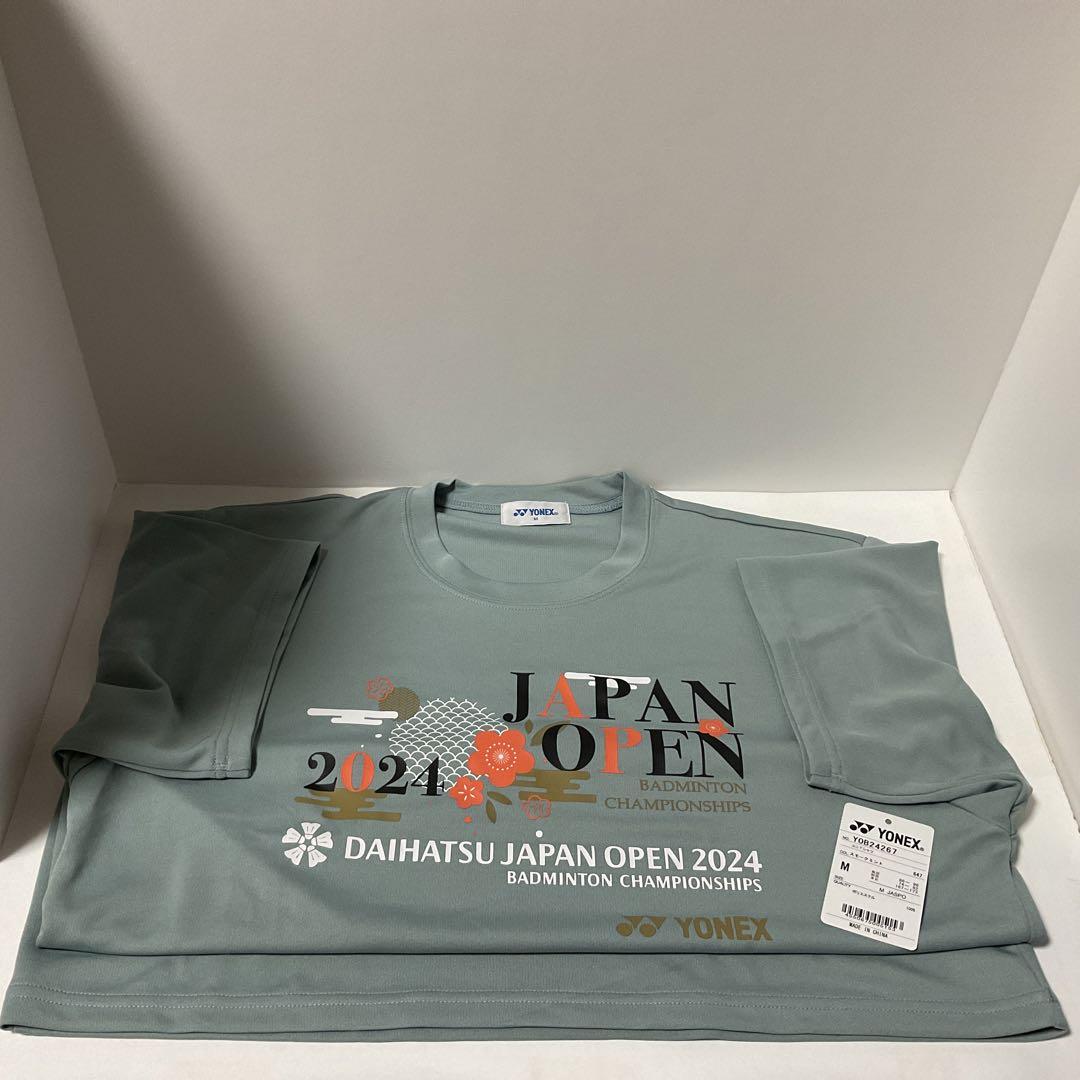 憧れの 未使用 YONEX スモークミント Tシャツ ダイハツ日本オープン2024 ウェア