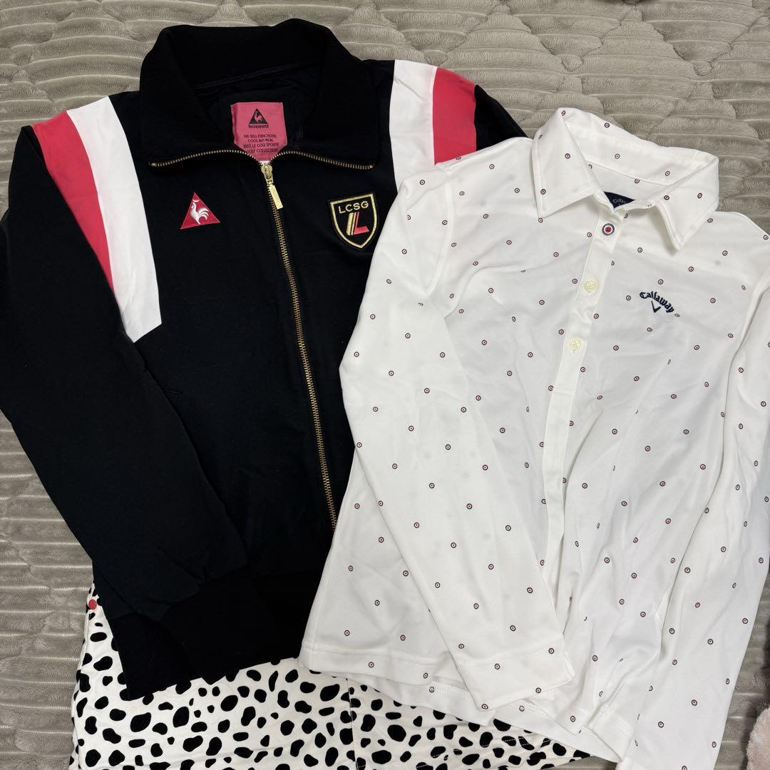 Le Coq Sportif レディース ゴルフウェア 3点セット Le coq sportif ゴルフウェアレディース3点セット