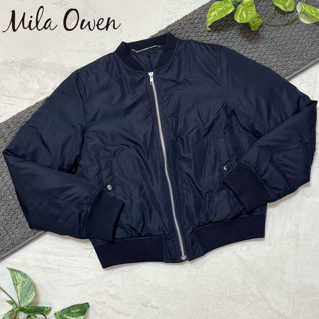 ミラウォーエン  MA1 Mila Owen｜リサイクルナイロンオーバーサイズMA-1 | Rakuten