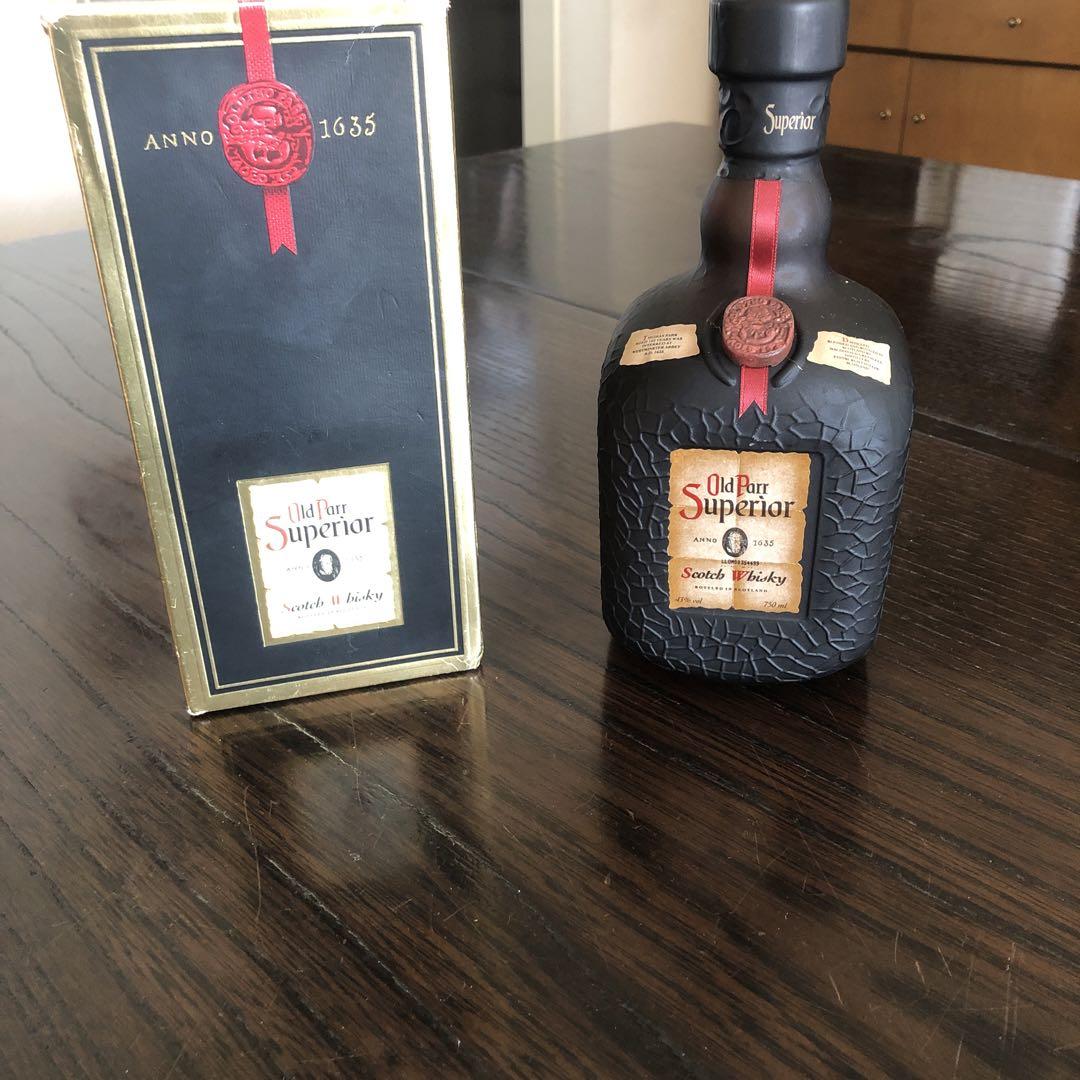 Old Parr Superior オールドパースーペリア 旧ボトル 3本セット Old Parr Superior オールドパースーペリア 旧ボトル 3本セット
