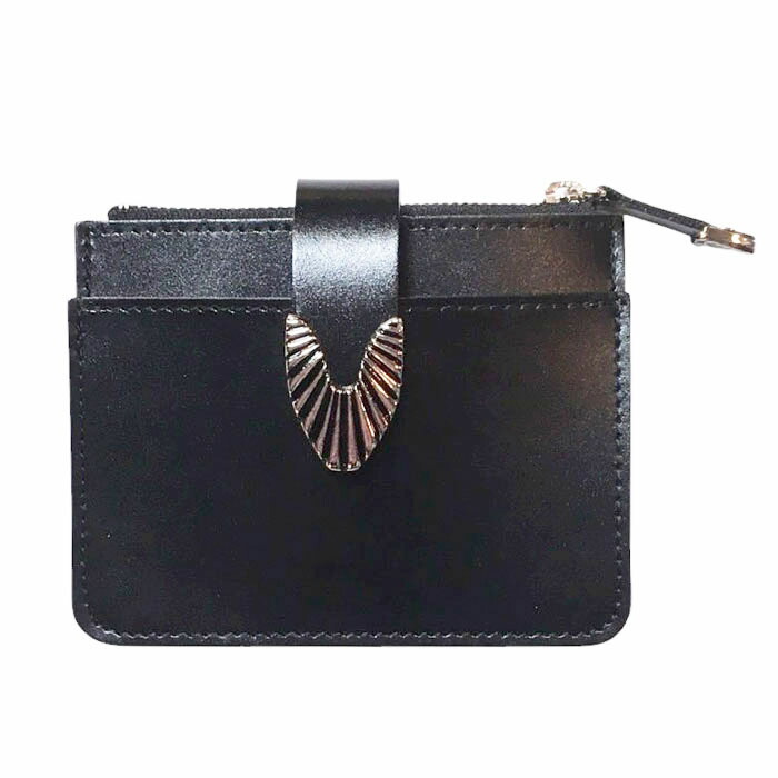 UNISEX】【TOGA レザーウォレット】TOGA トーガ Leather 面倒く wallet black TOGA-TZ251-AG956