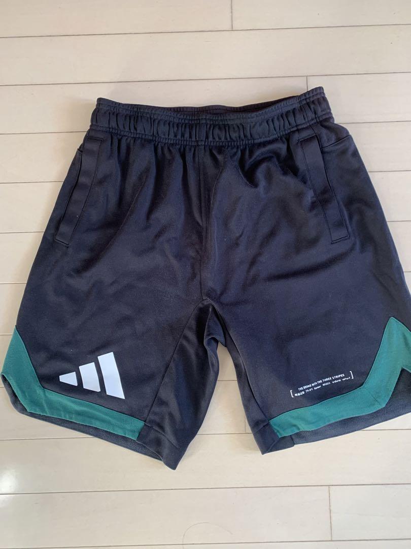 adidas バスケットボールパンツ 難し Lサイズ 黒