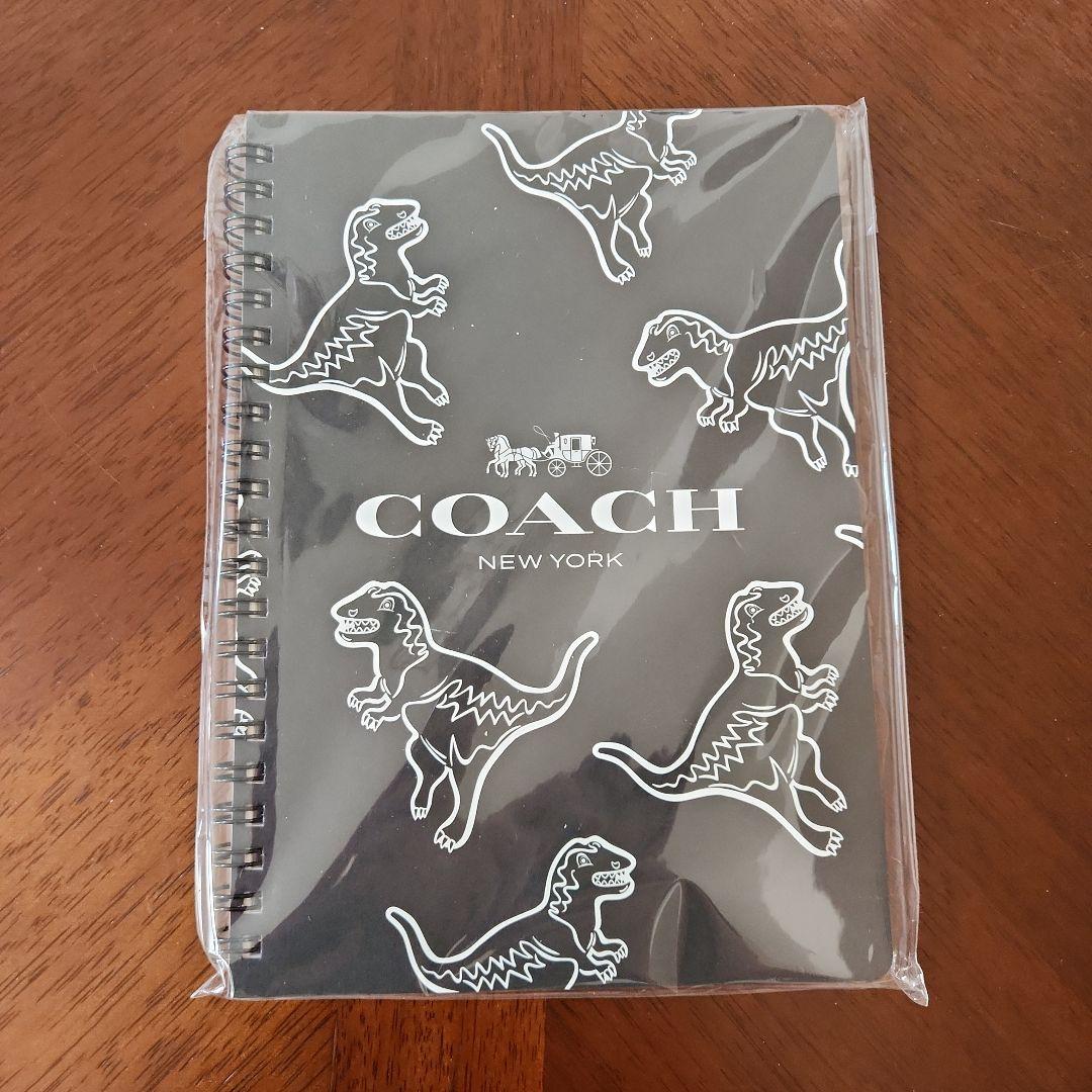 未使用/新品】COACH あどけない 恐竜柄 ノート