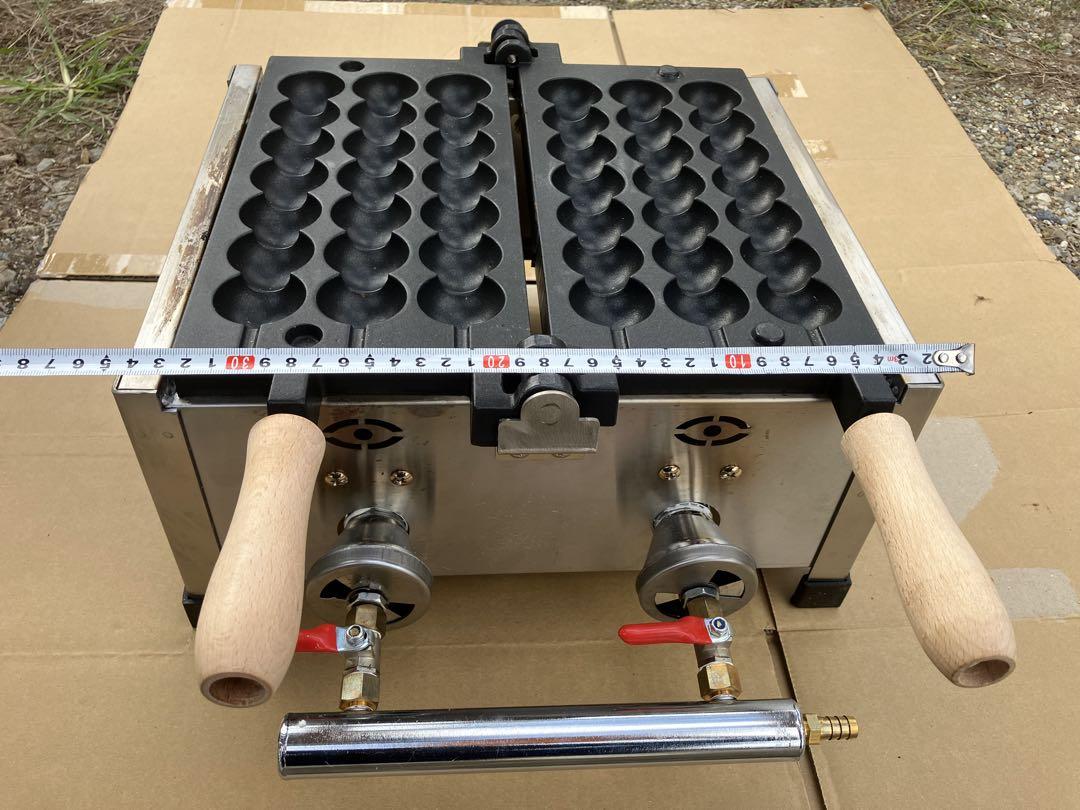 【業務用】希少かも スティックワッフル 丸型串 ガス式 業務用】希少かも スティックワッフル 丸型串 ガス式