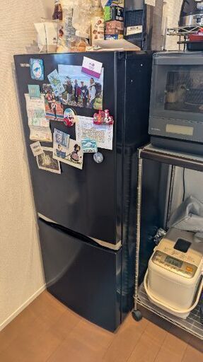 東芝 GR-V15BS(K) 2ドア冷蔵庫 (153L・右開き) セミマットブラック【DD】 | ヤマダウェブコム