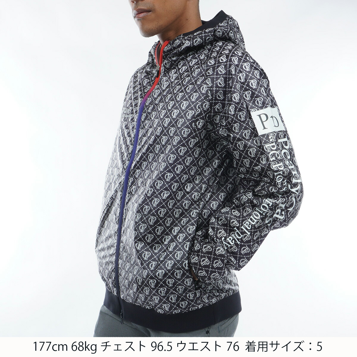 月間MVP受賞】パーリーゲイツ メンズ フーディ ブルゾン 撥水