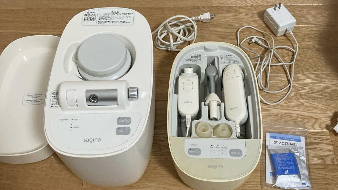 サキナピノ　saqinapino　美顔器　スチーマー クリーナー テスラー 美品/サキナ ピノ / 美顔器 スチーマー /2018年製