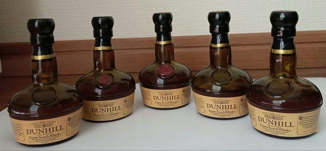 世界有名な DUNHILL 5本 ミニボトル whisky Scotch Finest ウイスキー