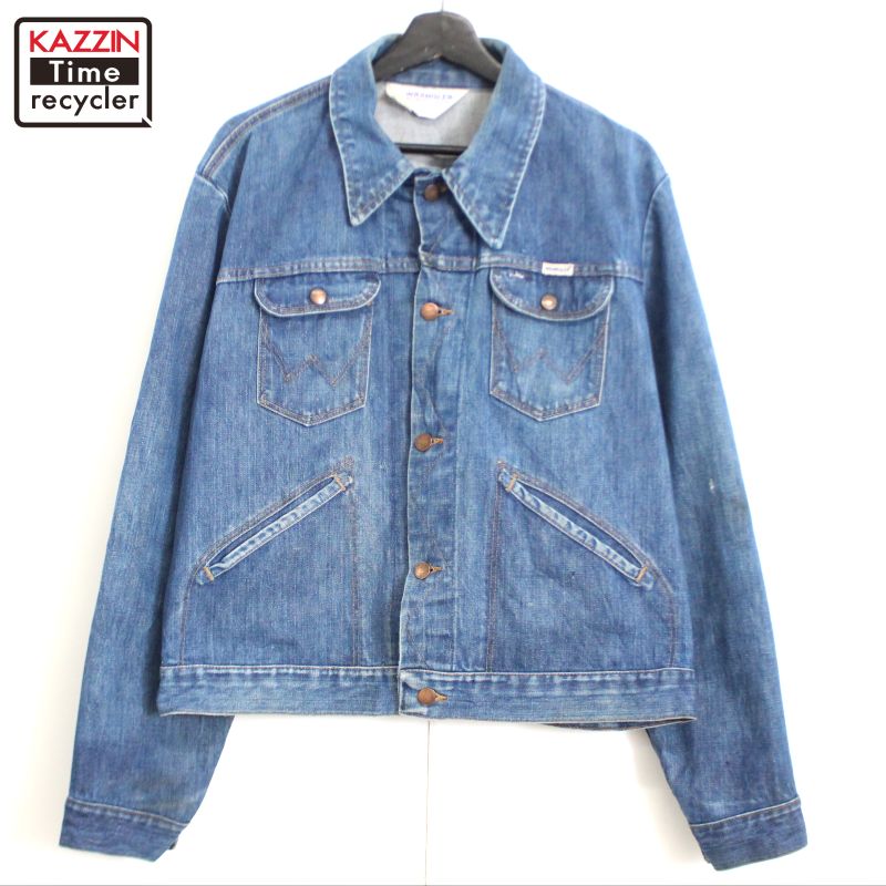 70s USA製 ヴィンテージ ラングラー Wrangler 124MJ 見よ デニム