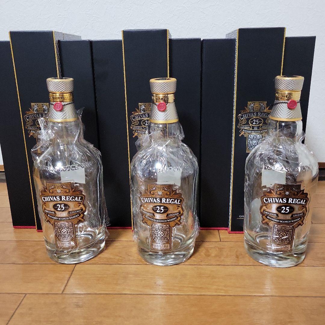 CHIVAS REGAL シーバスリーガル 25年 空瓶 空箱 空き瓶 箱付き 売買されたオークション情報 落札价格 【au  payマーケット】の商品情報をアーカイブ公開