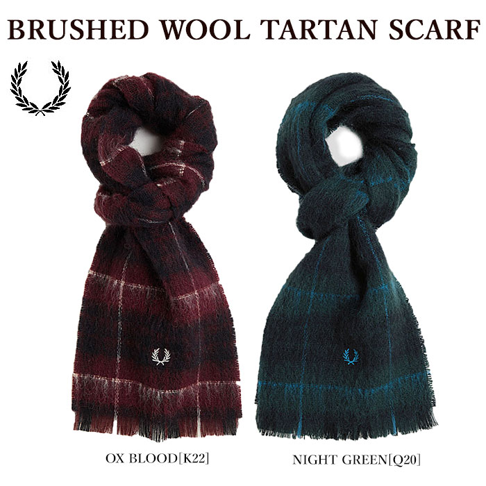 FRED PERRY】 フレッドペリー C8144 BRUSHED よしな WOOL TARTAN