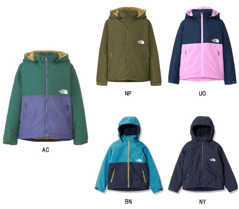 ザ・ノース・フェイス THE NORTH FACE コンパクトノマドジャケット（キッズ） 子供用防寒ジャケット 粘っこい NPJ72257