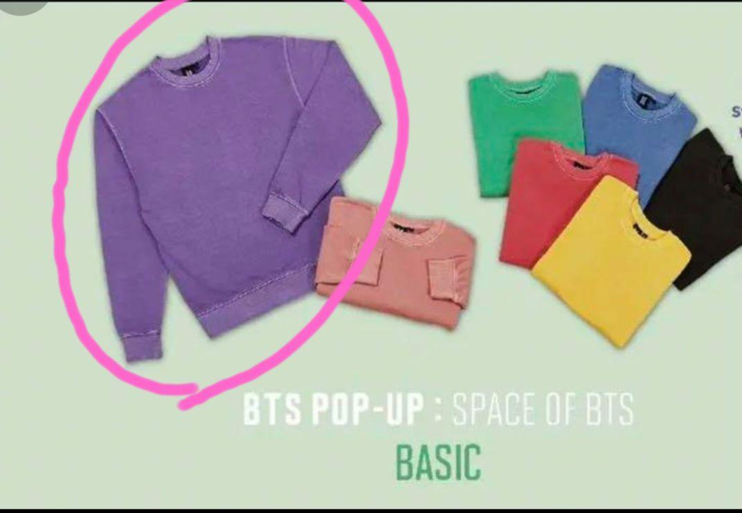 BTS POPUP トレーナー BTS Pop Up 公式 トレーナー スウェット