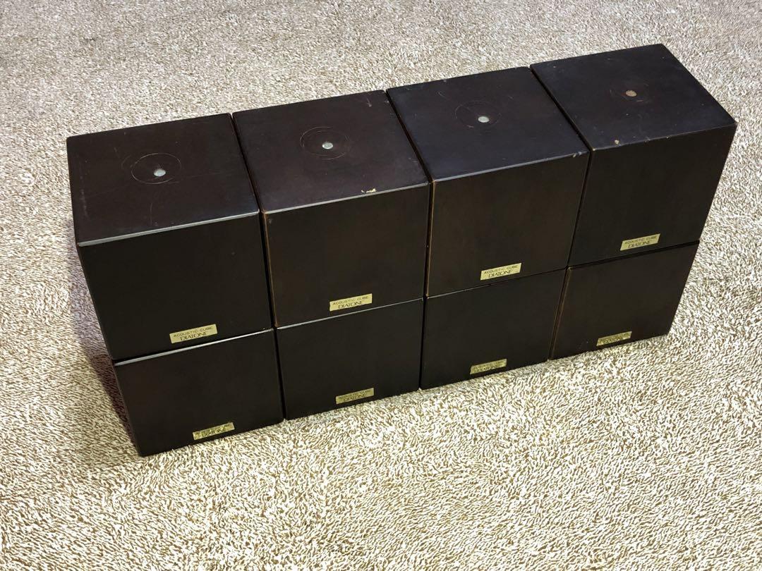 アコースティックキューブ 8個セット DIATONE ACOUSTIC CUBE 木製インシュレーター 8個セット