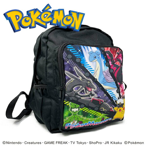 特価【POCKET MONSTERS レックウザ ポケモン 集合柄 リュック
