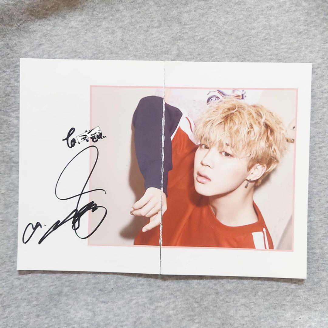 BTS her 韓国サイン会 直筆サイン JUNGKOOK ジョングク BTS her 韓国サイン会 直筆サイン JUNGKOOK ジョングク LOVE