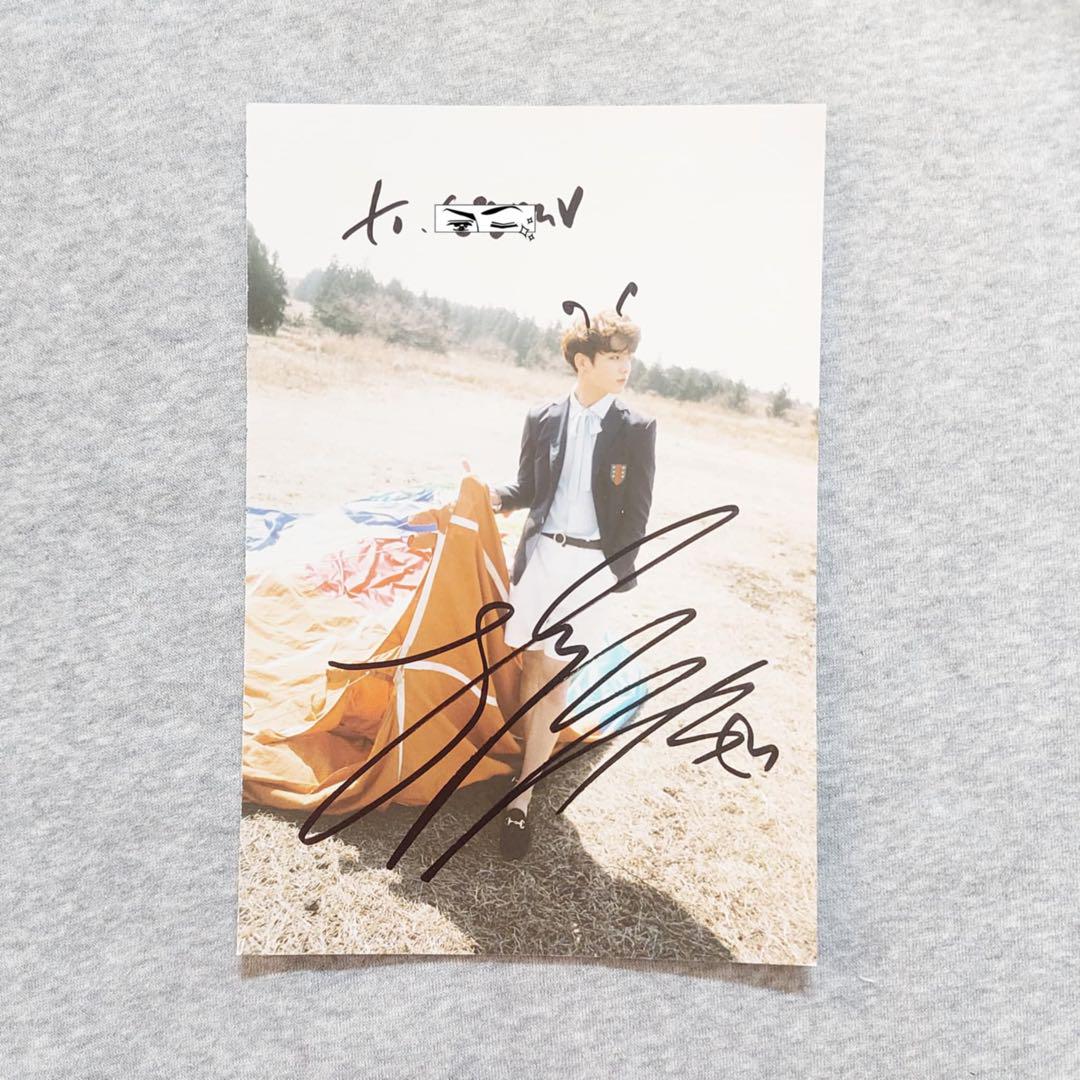 BTS 2016 ロッテホテルファンミーティング IN SEOUL 直筆サイン BTS 2016 ロッテホテルファンミーティング IN SEOUL 直筆サイン