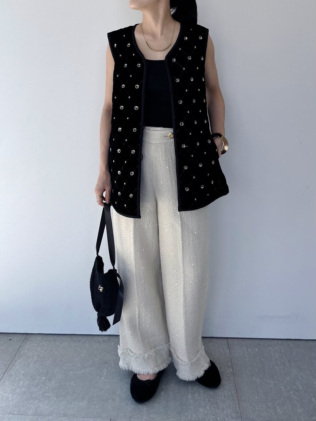 muveil すずらん 半袖ニット サイズ40 （MUVEIL Online Shop