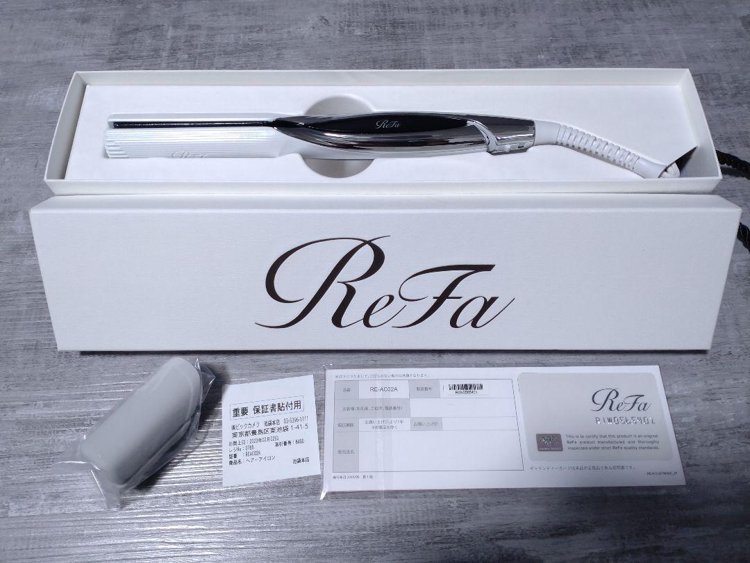 【ジャンク品】ReFaストレートヘアアイロン　ホワイト　箱あり ReFa - ReFa ストレートヘアアイロン ジャンク品 ホワイトの通販