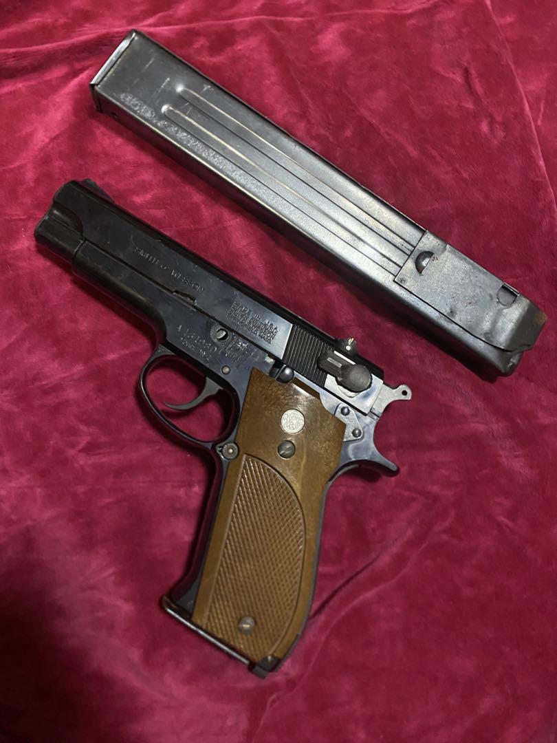 タナカ　S&W M19 VZ G10グリップ　未発火モデルガン タナカ] S&W M19 4インチ HW ver.3 発火モデルガン 2023再販 (未