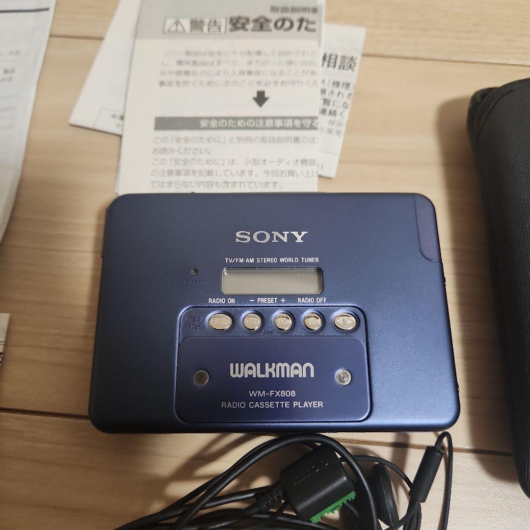 ジャンク品 SONY ウォークマン WM-FX999 カセットプレーヤー（ジャンク 外観美品 ソニー WM-FX808 Walkman 緩かっ カセット プレーヤー）