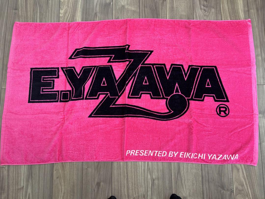 6み60 YAZAWA EIKICHI矢沢永吉 大判バスタオル ホワイト 日本製