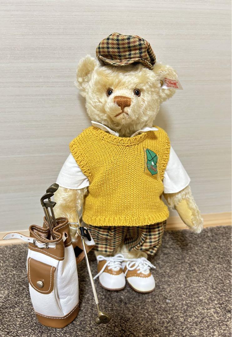 Steiff ゴルフプレイヤーテディベア