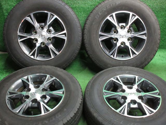 中古 ホイールタイヤ 4本セット 195/80R15 2023年製 7分山程度 中古